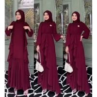 Gaun Gamis Remaja Muslim Wanita Model Terbaru