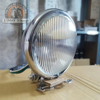 gáo đèn pha rebel 125 cub 80 vỏ kim loại màu bạc sơn tĩnh điện kính thủy tinh bóng sợi đốt Phù hợp đ