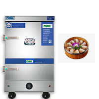 Food Steamer Equipment Rice Cooker Gas Food Rice Steam Steamer Cabinet Cooker Machine With Trolley Steaming Cabinet