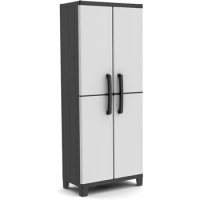 Keter Space Winner Plastic Cabinet Shelf Storage &amp; Home Organization
