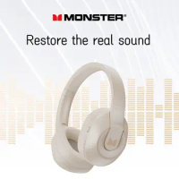 Monster Original XKH01 Gaming Wireless Headphones Bluetooth Earphones 5.3 Foldable Headset Sport Fone Bluetooth Earbuds New 2023