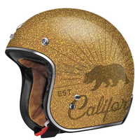 【安全帽先生】美國 TORC T50 GRIZZLY GOLD 金蔥金黃 哈雷 雙D扣 復古帽 半罩