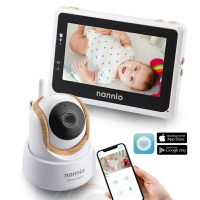 Nannio 4.3吋觸控WiFi寶寶攝影機｜寶寶監控器｜遠端視訊機｜視頻機【六甲媽咪】