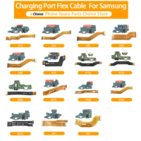 USB Charging Port Board Flex Cable Connector For Samsung A10 A20 A30 A40 A70 A10S M16 M16 A20S A30S A60 A50S A31 A51 Microphone