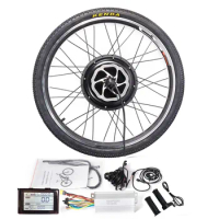 MTB Ebike Conversion Kit SW900 Display 36/48V Mountain Electric Bicycle Rear Wheel Conversion Kit with Tire and Tube