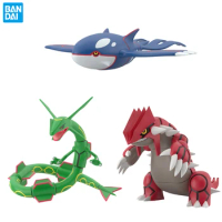 Bandai Pokemon Scale World Kyogre and Rayquaza and Groudon Original Collection Model Anime Figures Toys Gifts for Children