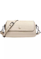 XAFITI Head layer leather cylinder oblique back bag