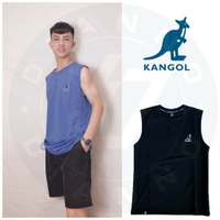 帝安諾-實體店面 KANGOL 英國袋鼠 背心 圓領 小LOGO 寬鬆 黑色 藍色 61211480【APP下單享4%點數】