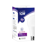 【光鋐科技】10W LED燈泡 無藍光危害 E27燈頭 全電壓(4入組)