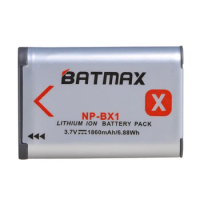 1860mAh NP-BX1 NPBX1 Battery and Charger Box for Sony zv-1 DSC- RX100 M7 M6 AS300 HX400 HX60 WX350 AS300V HDR-AS300R