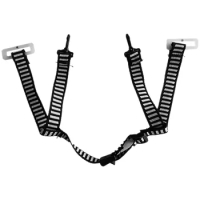 Hard Hat Safety Accessories Y-shaped Chin Strap Four-point (black) 1pcs Lift Adjustable Straps Hockey