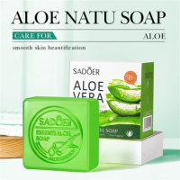 Aloe Vera Soap Smooth Facial Cleansing Essential Oil Soap and Moisturizing Hand Soap Moisturize Hydrating Repair Soothe Soften