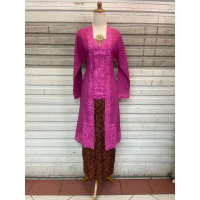 New Setelan Kebaya Encim Tunik Kutubaru /Kebaya Tunik Lengan panjang  Modern