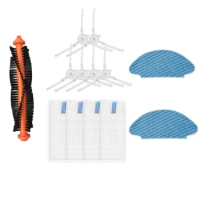 Side Brush HEPA Filter Mop Cloth for Tefal Rowenta Explorer/ X-plorer 20 40 50 Serie Robotic Vacuum Cleaner Spare Accessories
