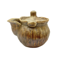 【寶堂人文】柴燒茶碗A0067(紫砂 柴燒 茶碗 210cc)