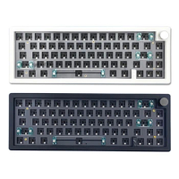 3 Modes GMK67 Mechanical Keyboard Kit Hot Swappable Programmable Wireless Bluetooth-compatible 2.4G RGB Keyboard DIY Drop Ship