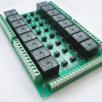 16 relay module control board 5V 9V 12V 24V PLC driver board Sixteen