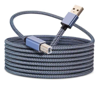 1/2/3/5/6/8m USB Printer Cord 2.0 Type A Male to B Male Cable Scanner Cord High Speed Compatible with HP,Canon,Dell,Epson,More