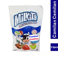 Milkita Assorted Milk Lollipop isi 12 pcs x 9 gr