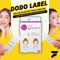 Dodo Label Stiker Selotip Transparan Penirus Wajah Mengencangkan Pipi Instan Plester