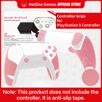 HOTLINE GAMES Sakura Pink Controller Grip Tape Compatible with Playstation 5 / PS5 DualSense Controller,Non-Slip