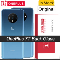 Original Glass For OnePlus 7T Pro Back Battery Glass Cover For OnePlus 7T Pro Replacement Rear Housing Cover With Camera Lens