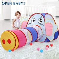 嬰兒童帳篷游戲屋室內寶寶隧道玩具爬行筒小女孩公主房子過家家用  DF♠極有家♠