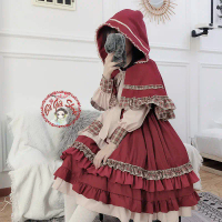 Full set trang phục váy lolita đầm thời trang