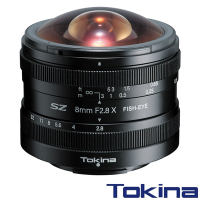Tokina SZ 8mm F2.8 FISH-EYE 對角線魚眼鏡頭 公司貨 FOR FUJIFILM X 富士