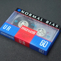 Maxell UR 60 Minute Blank Normal Position Type 1 Audio Recording Cassette Tape - Sealed (Single)