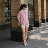 GONEGANI OFFICIAL - Carla Blouse | Blouse Bordir Eyelet Linen Premium Atasan Wanita Kekinian All Siz