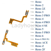 Butang Hidup / Mati, Butang Naik / Turun Kuasa, Kabel Fleksibel Reben, Untuk Oppo Reno 2, 2Z, 3, 3PR