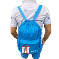 Tas Ransel Serut Palazzo 300937 Biru String bag Pria Wanita Multifungsi Kapasitas 16 Liter