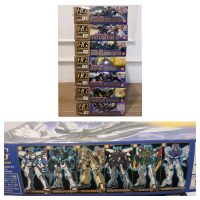 Full set Gundam HG 1/144 Wing EW series metalic clear (1998) 7pc + 2pc (Mercuri & Vayate)