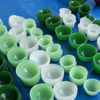 玉碗玉杯茶具 白玉青玉擺件玉杯玉碗 茶碗酒杯功夫茶杯1入