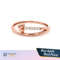 UBS Gold - Cincin Emas - 17k - Cc17757 11 Rose Gold