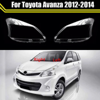 For Toyota Avanza 2012 2013 2014 Car Headlight Shell Lampshade Transparent Lampcover Headlight Mask Glass Headlamp Lens Cover