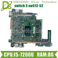 KEFU GU2DM-MB Mainboard for Acer Switch5 SW512-52 With I3-7100U I5-7200U I7-7500U 8GB-RAM Laptop Motherboard 100% Working Well