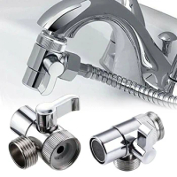 Zinc alloy Switch Faucet Adapter Kitchen Sink Splitter Diverter Valve Water Tap Connector Toilet Bidet Shower Kichen Accessories