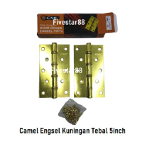 Engsel Pintu Camel Tebal 5inch Engsel Pintu Engsel Jendela Engesl 5inc - Kuningan