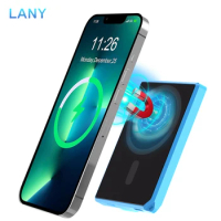 LANY 5000mAh Magnetic Qi Wireless Charger PowerBank 20W Fast Charging For iPhone 15 14 13 12 Mini Powerbank