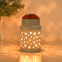 Ceramic Wax Melt WarmerCandle Wax Warmer Night Light2-in-1 Electric Wax Melter and Fragrance Warmer 