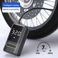 Portable Electric Bicycle Tire Tyre Inflator Multi-purpose 150PSI Mini Auto Inflatable Air Pump 4000mAh for Bike Motorcycle Car