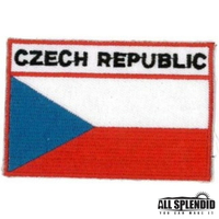 捷克 Czech Republic 滿繡 燙貼繡片 國旗 圖案貼 手作文創 熨斗貼布 cosplay 臂章