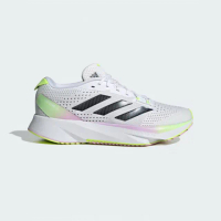 【adidas 愛迪達】慢跑鞋 女鞋 運動鞋 緩震 ADIZERO SL W 白綠紫 IG3345