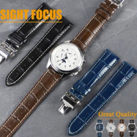 Casual Watch band Calfskin Leather Business Watch Band compatible Belt Bracelet Cowhide Leather for Longines Watch Strap Bands