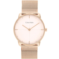 【Calvin Klein 凱文克萊】CK Expression系列米蘭雙針中性手錶-35mm(25200158)