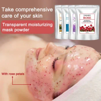 Hyaluronic Acid Face Mask Wrinkle Remover Anti Acne Exfoliating Transparent Moisturizing Mask Powder Whitening Repair Skin Care