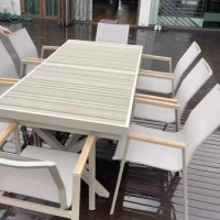 Patio Teak Table Outdoor Furniture Dining Table and Chairs