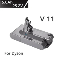25.2V 5000mAh Vacuum Cleaner Battery For Dyson V6 V7 V8 V10 V11 Replace Battery DC58 DC59 DC61 DC62 DC72 DC74 SV11 SV10 SV12